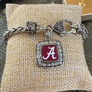 Silver Alabama bracelet